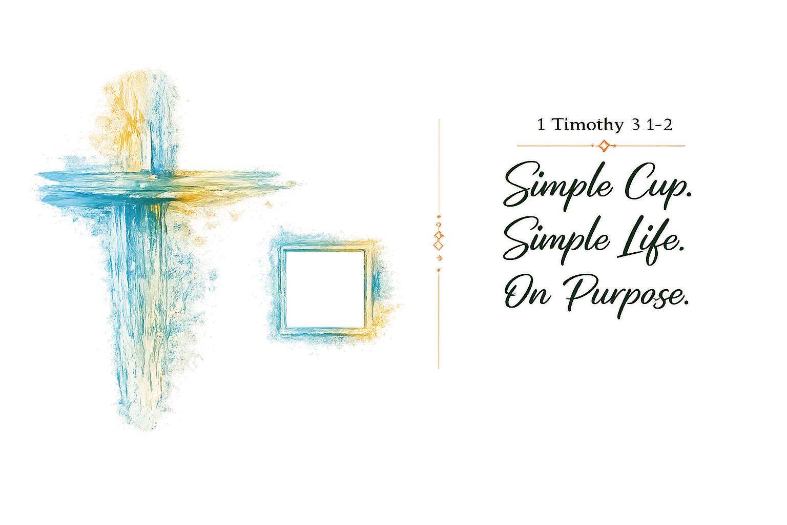 Simple Cup Simple Life On Purpose label wrap